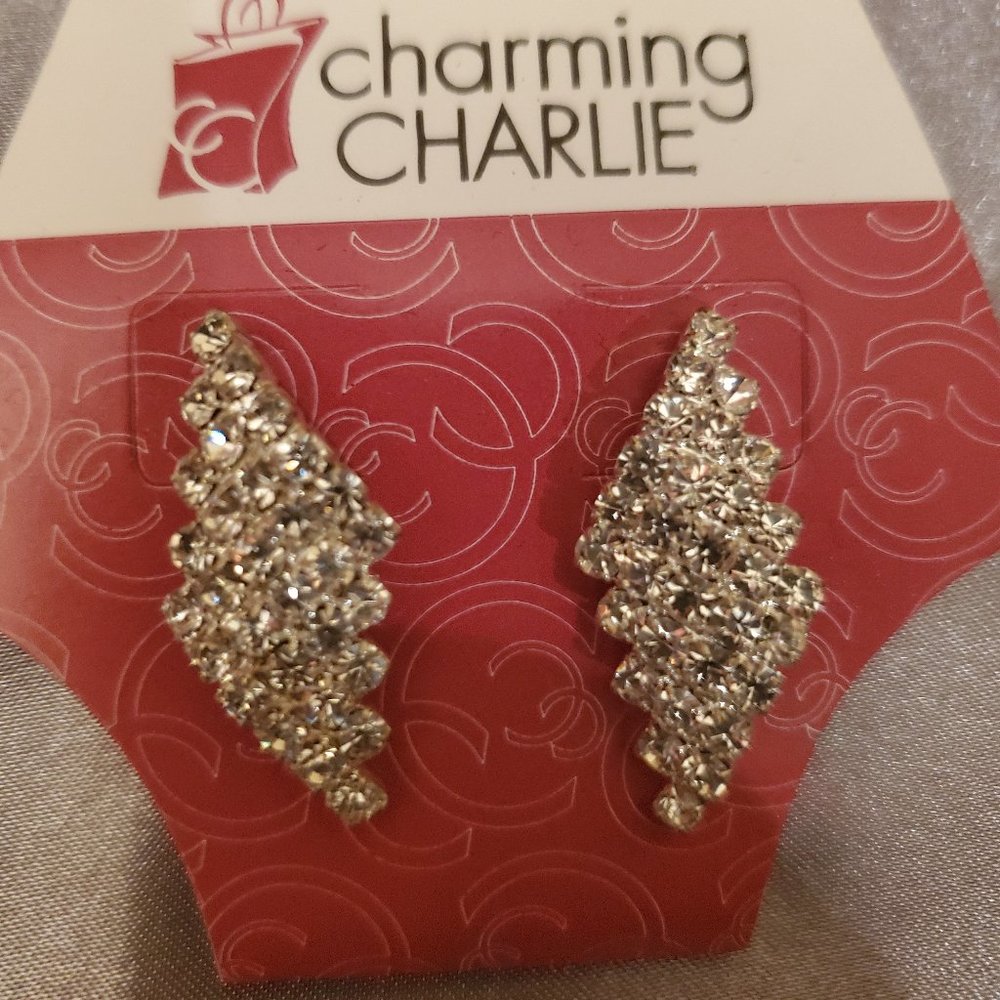 NWT Charming Charlie pierced e/r set